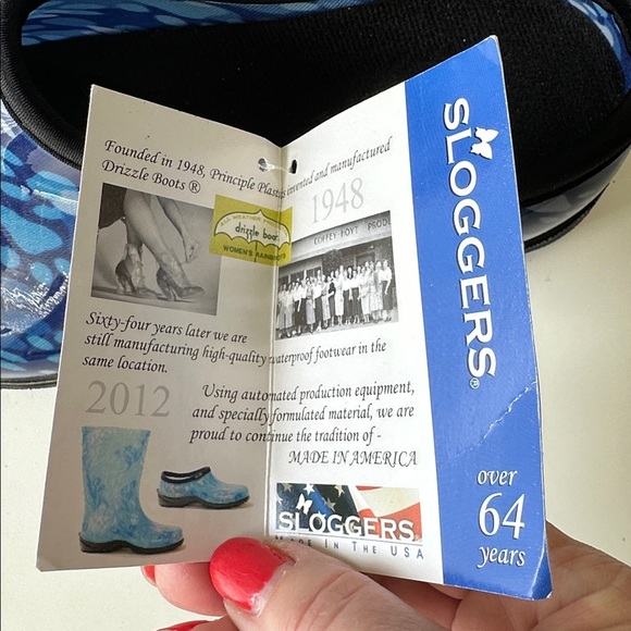 Sloggers Waterproof Garden Shoes Removable Comfortable Insoles Paw Prints NWT 8 - Picture 13 of 15